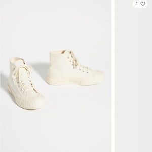 Superga Beige High-Top Sneakers